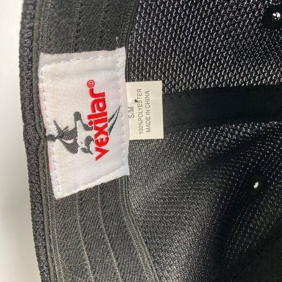Vexilar Fitted Baseball Hat Black Cap Size S/M Ice Fishing - Picture 5 of 5